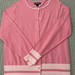 Lands End Cotton Button Down Cardigan
